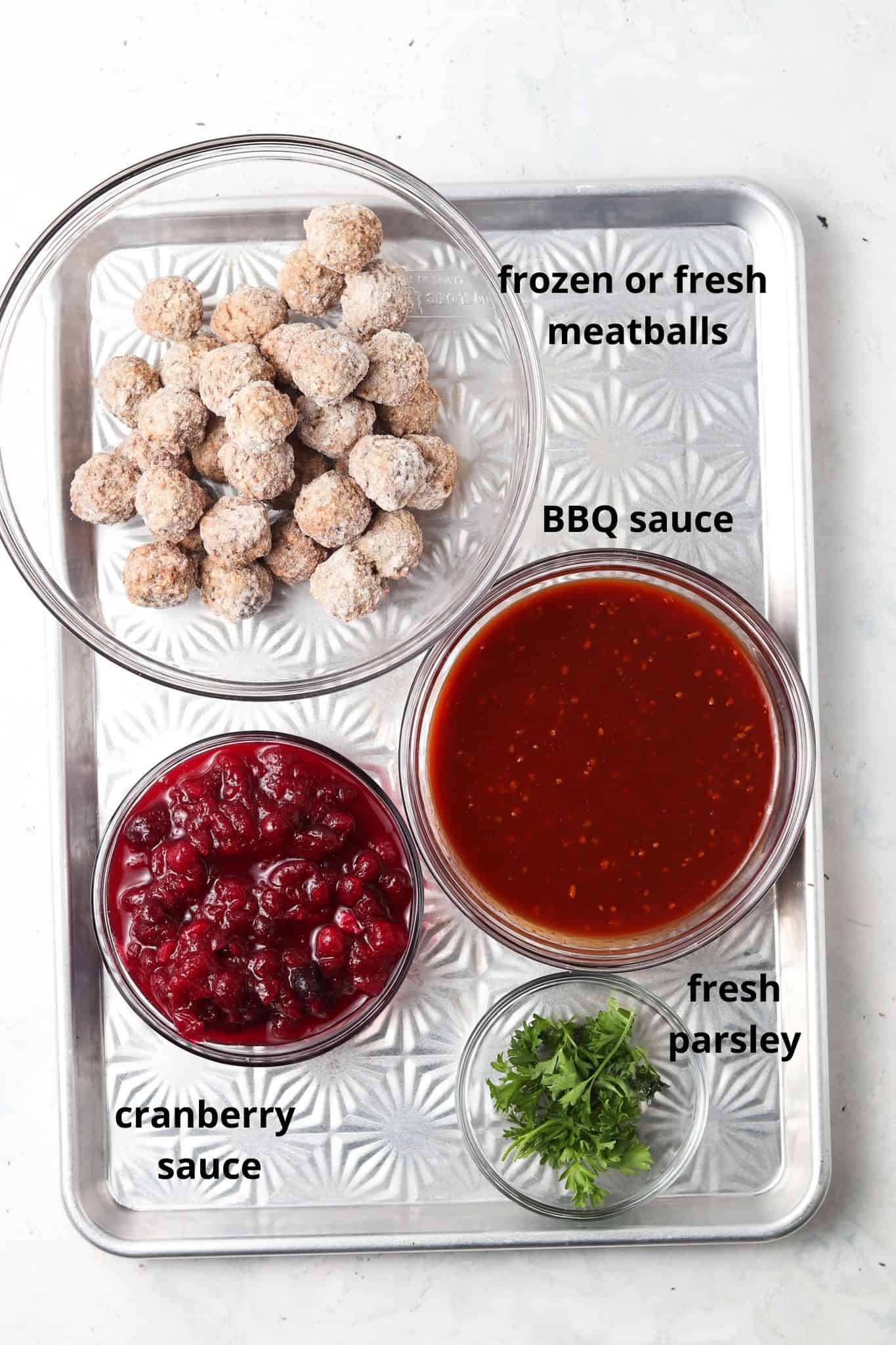 Cranberry BBQ Meatballs - Allianna's Kitchen