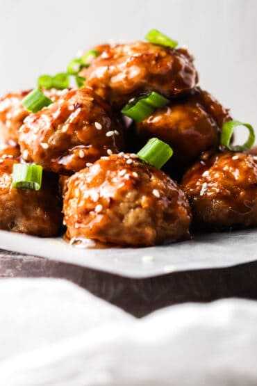 Chicken Teriyaki Meatballs (Paleo, Whole30) - Allianna's Kitchen