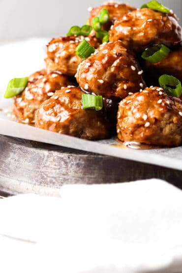 Chicken Teriyaki Meatballs (paleo, Whole30) - Allianna's Kitchen