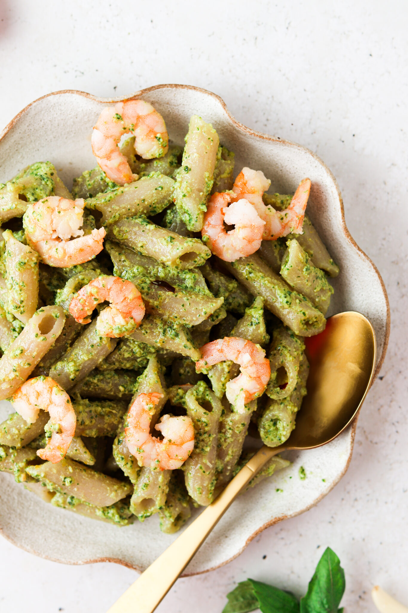 AIP Shrimp Pesto Pasta (Paleo) - Allianna's Kitchen