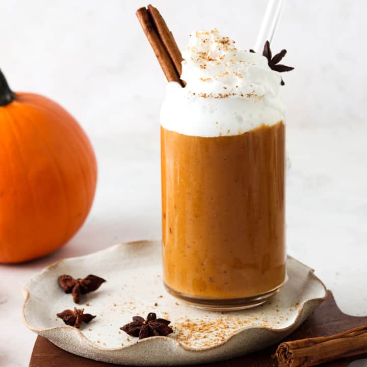 Dairy Free Pumpkin Spice Smoothie - Allianna's Kitchen