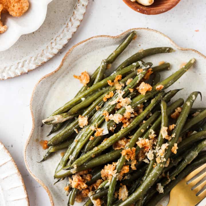 Dairy Free Green Bean Casserole - Allianna's Kitchen