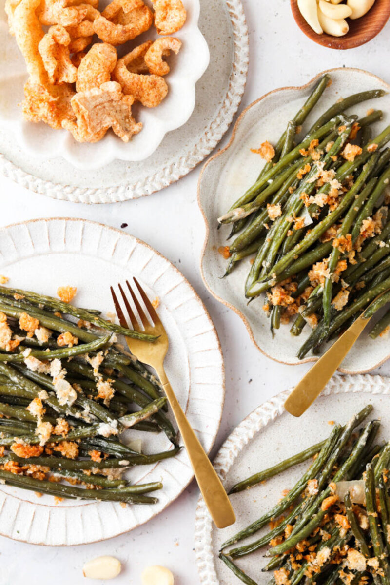 Dairy Free Green Bean Casserole - Allianna's Kitchen